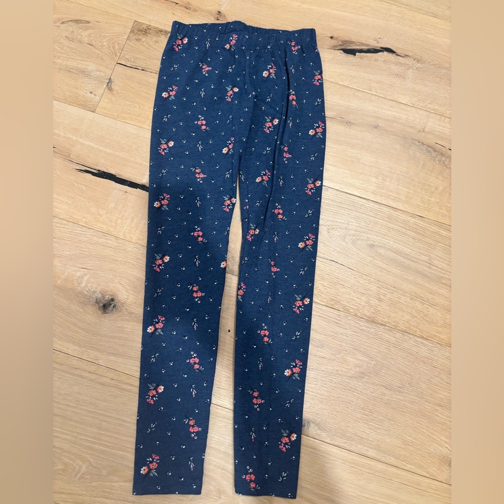 GAP Kids Navy Floral Leggings